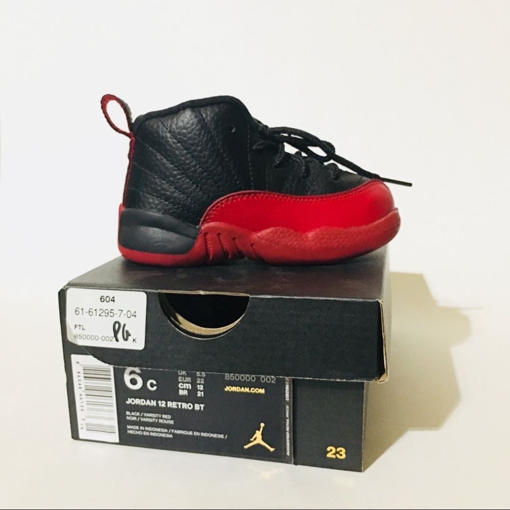 Jordan Retro 12 flu game toddler